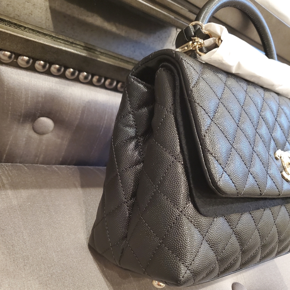 Chanel Coco Flap with Top Handle - Picture 3 of 16
